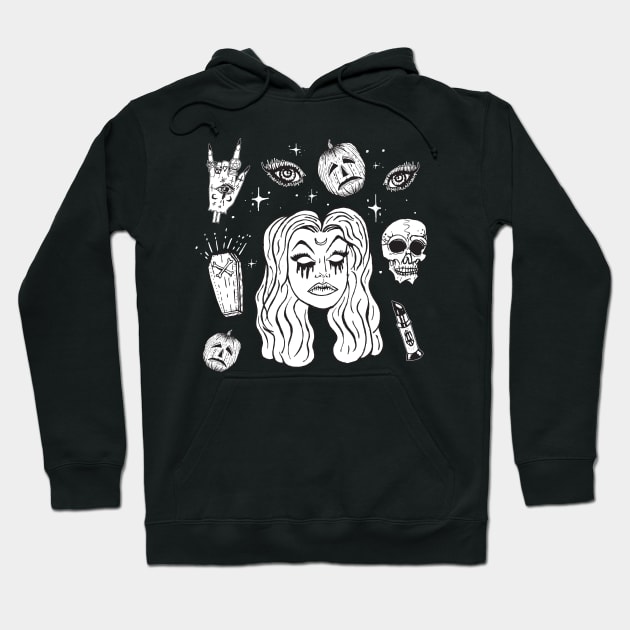 Glamour Ghoul Hoodie by LunaElizabeth